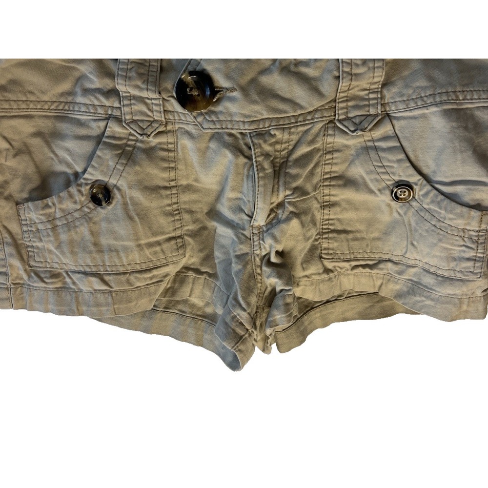 Vtg Y2K Ocean Pacific‎ Micro Mini Tan Shorts Women 11 Beach Shorties